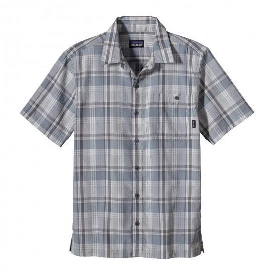 Patagonia Men's Puckerware® Shirt Gömlek Gri-Beyaz M - 2