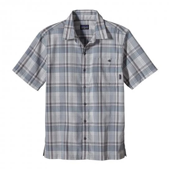 Patagonia Men's Puckerware® Shirt Gömlek  Mavi-Beyaz M - 12