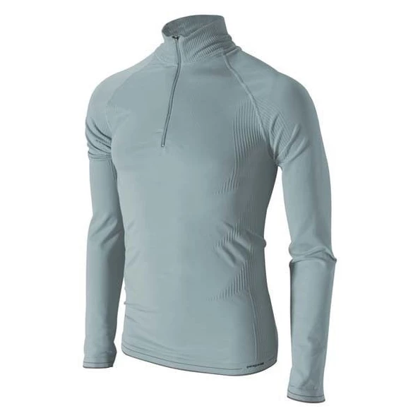 Patagonia Bayan Capilene Midweight Termal Zip-t İçlik  Gri M - 7