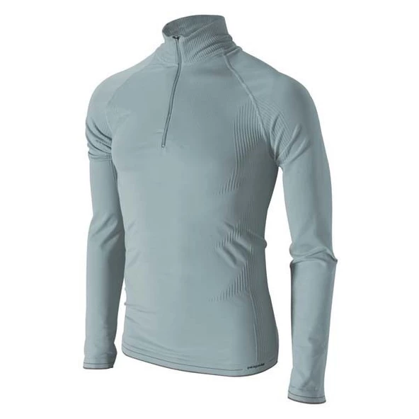 Patagonia Bayan Capilene Midweight Termal Zip-t İçlik  Gri M - 3