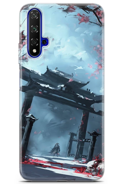 Huawei Nova 5t Kılıf Seri Polka 12 Kara ŞövalyeTasarım Kılıf - 1