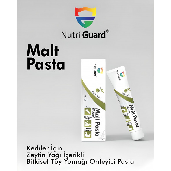 Kediler Için Zeytinyağ Içerikli Bitkisel Tüy Yumağı Önleyici Pasta