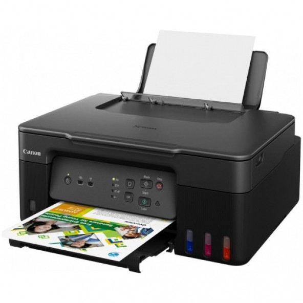 Canon Pixma G3430 Wi-Fi + Tarayıcı + Fotokopi Renkli Çok Fonksiyonlu Tanklı Mürekkep Püskürtmeli Yazıcı