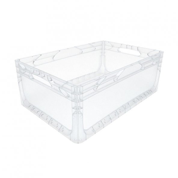 Compact 60-40-22 cm Plastik Kasa Şeffaf