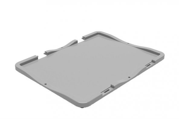 Compact Kilitli 40-30 cm Plastik Kapak Gri