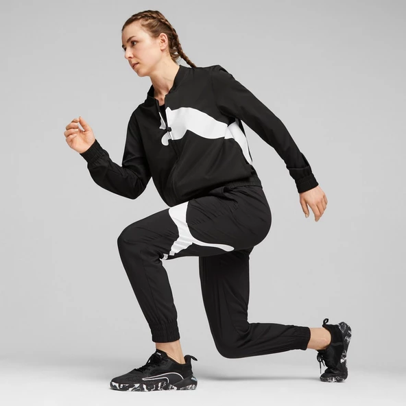 Puma 52380401 Train All Day Big Cat Woven Jacket Kadın Spor Ceket - 4