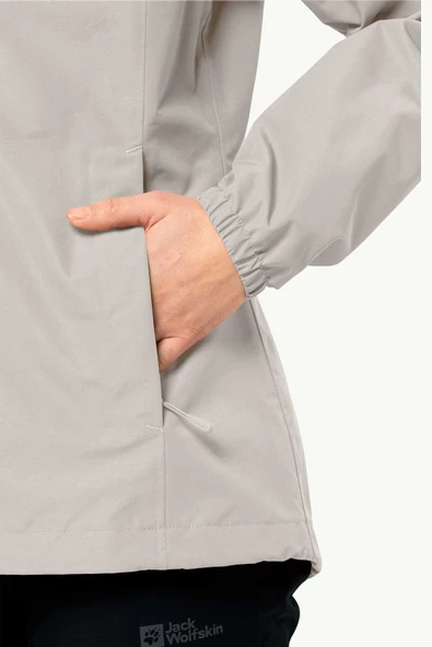 Jack Wolfskin 1111202-5609 Stormy Point 2L Jkt W Kadın Outdoor Mont - Resim 3