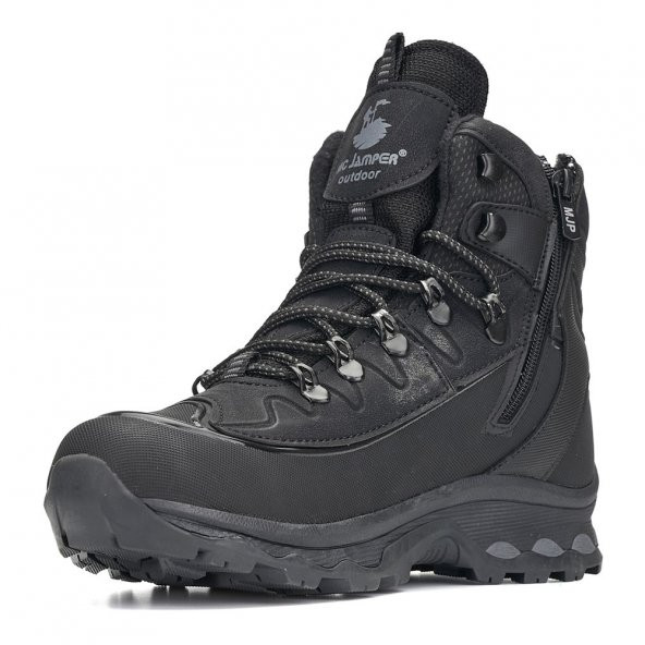 Albishoes Erkek Çocuk Soğuk Geçirmez Kaymaz Taban Suya Dayanıklı Outdoor Trekking Erkek Kışlık Bot - 2