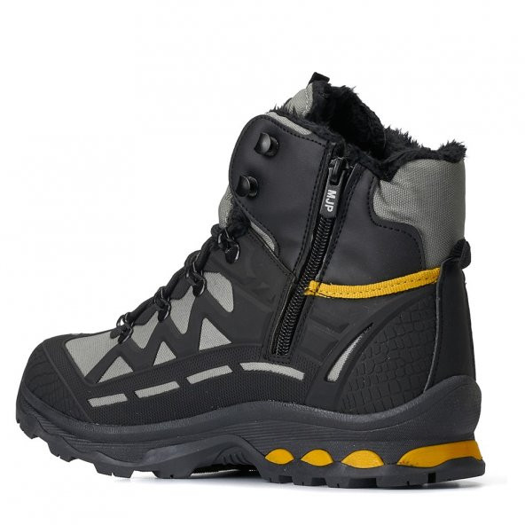 Albishoes Erkek Soğuk Geçirmez Kaymaz Taban Suya Dayanıklı Outdoor Trekking Erkek Kışlık Bot - 3