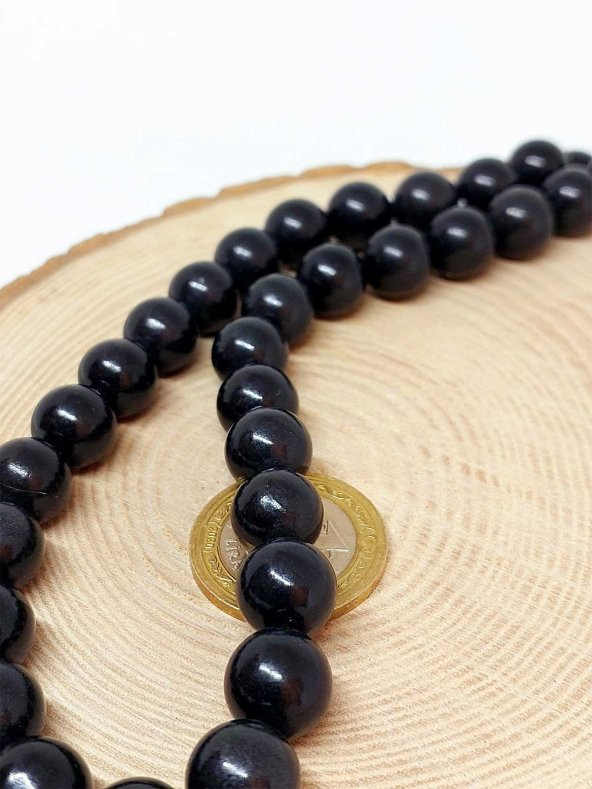 Shungite (Şungit) Taşı Dizi 12mm - 2