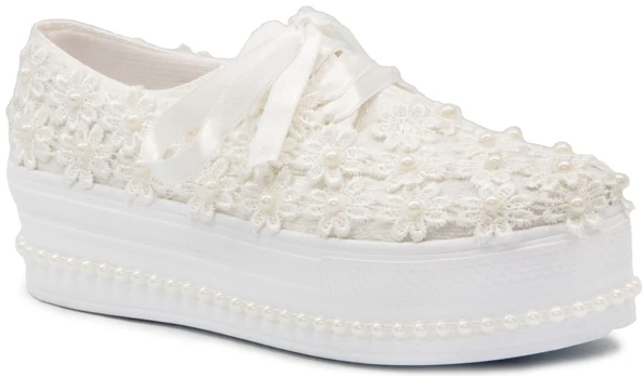 Gedikpaşalı Esl 9Y 103 Beyaz Bayan Ayakkabı Abiye ürün görseli