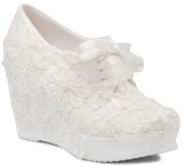 Gedikpaşalı Esl 9Y 916 Beyaz Bayan Ayakkabı Abiye ürün görseli