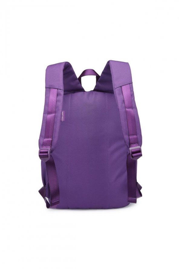 Bagacar Smart Bag 3199 Okul ve Günlük Laptop Bölmeli Sırt Çantası Mor - 3