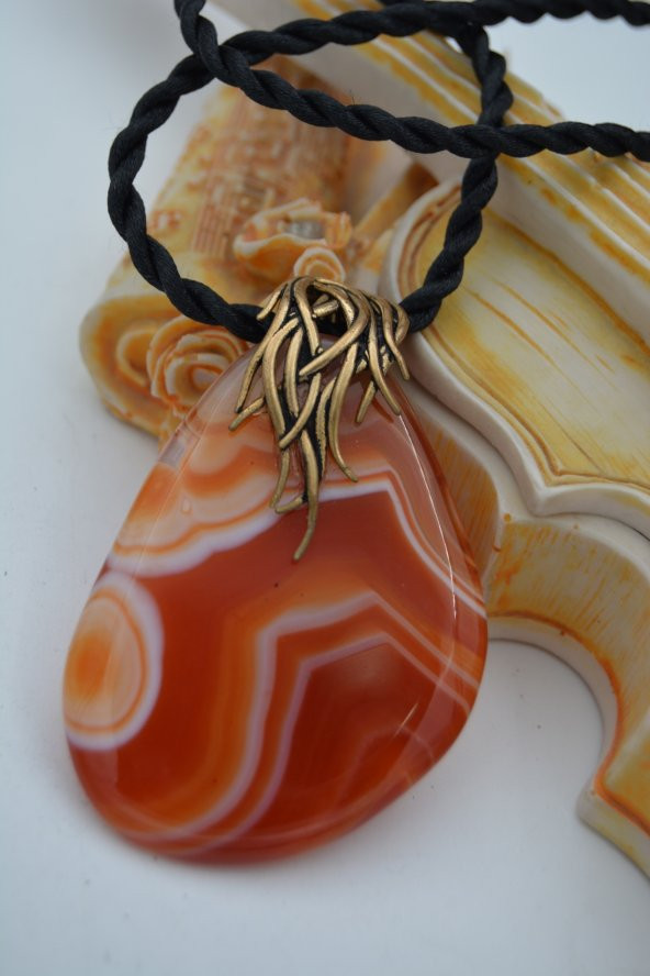 STONEAGE JEWELLERY Yemen Akiği Kolye - Resim 2