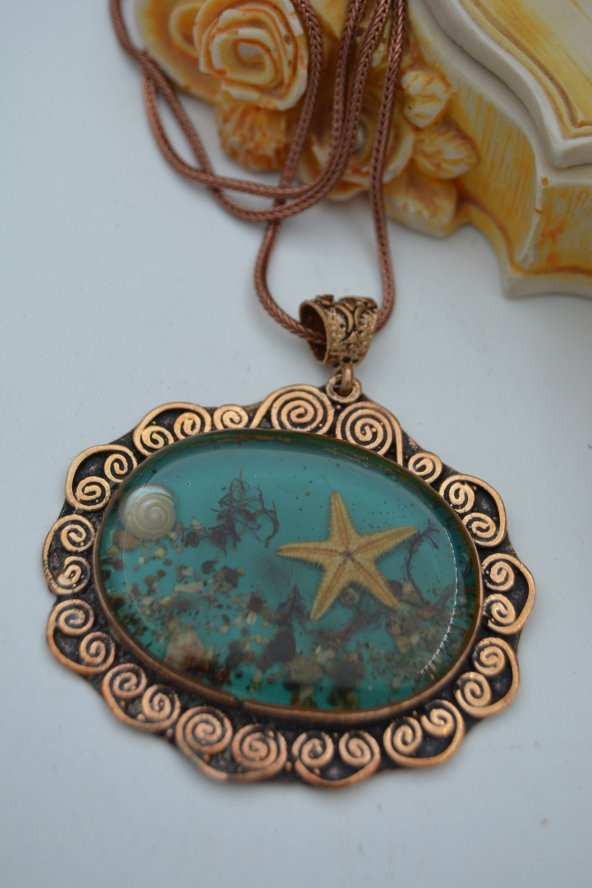 STONEAGE JEWELLERY Gerçek Deniz Yıldızı Bayan Kolye ürün görseli