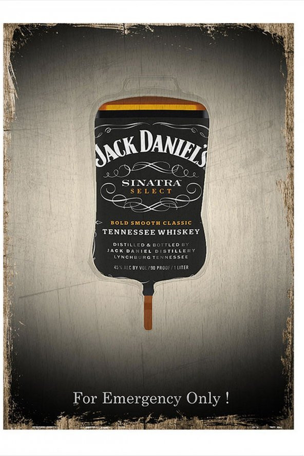 Bedeko Jack Daniels Serum Mdf Tablo 50 cm X 70 cm