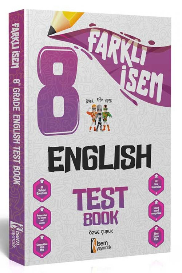 İsem 8. Sınıf İngilizce Farklı İsem Soru Bankası