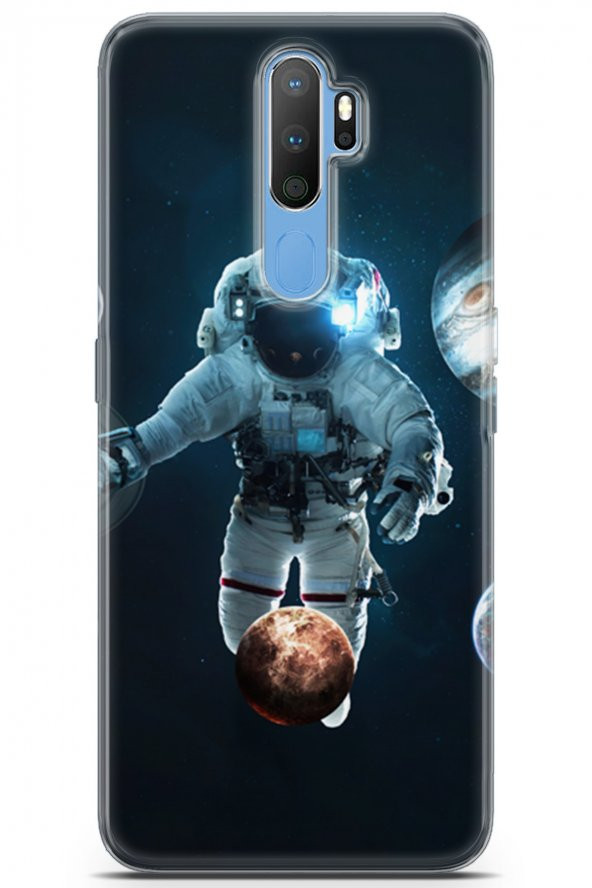 Oppo A9 2020 Kılıf Orijinal Seri Polka 13 AstronotCase Kapak