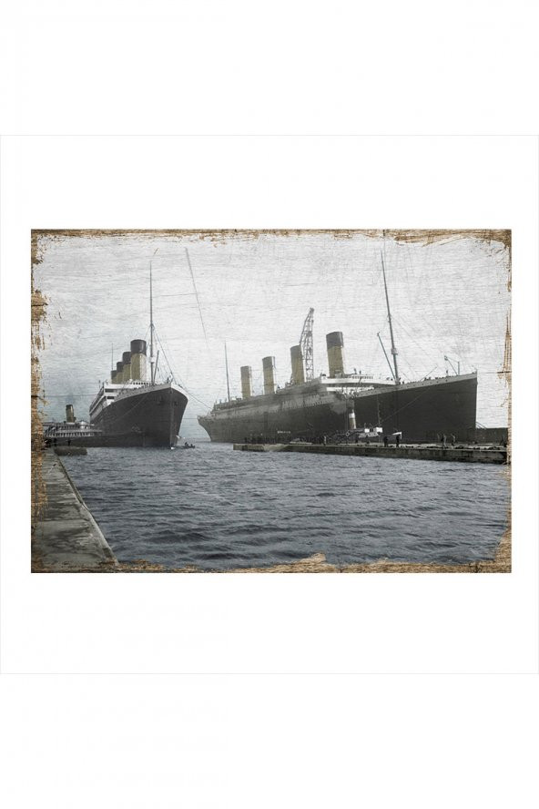 Bedeko Titanic Gemi Art Mdf Tablo 50 cm X 70 cm