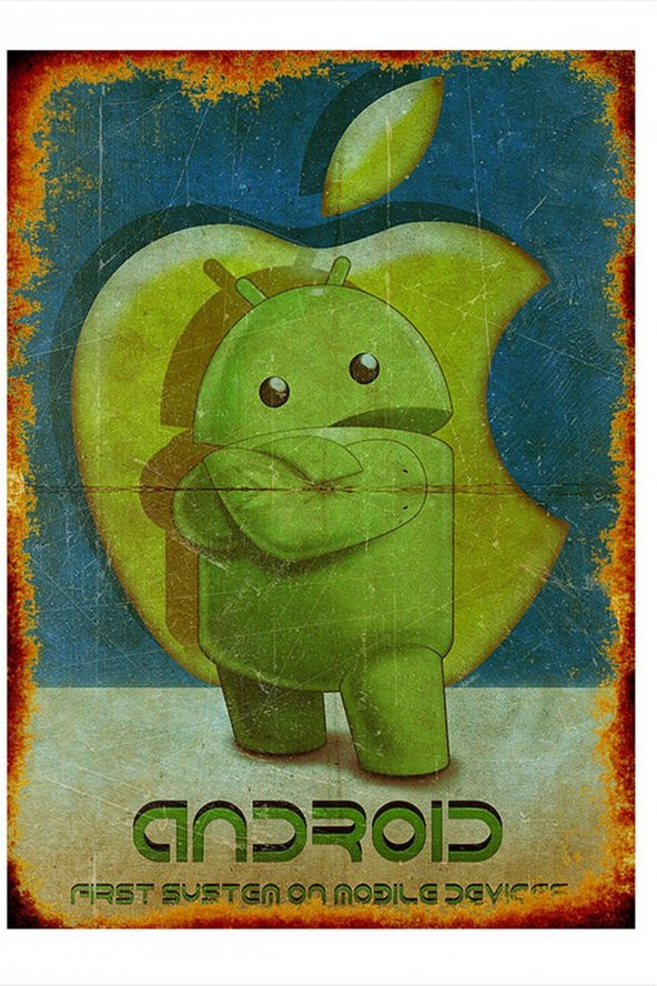 Bedeko Android Art Mdf Tablo 50 cm X 70 cm