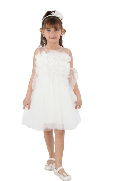 ÇocukYoluKids Yaz Gülü Kız Çocuk Abiye A1111111112001 - 3