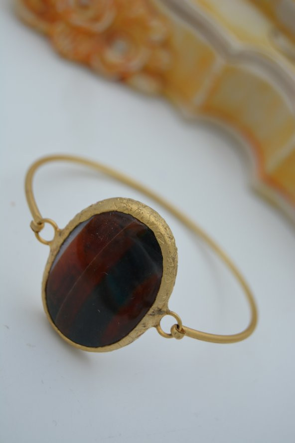 STONEAGE AKİK TAŞLI EL YAPIMI BİLEKLİK ürün görseli