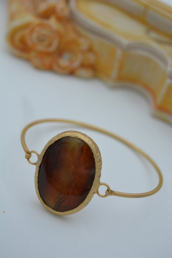 STONEAGE YEMEN AKİĞİ EL YAPIMI BİLEKLİK ürün görseli