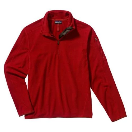 Patagonia Araveto O/P Yarım Fermuar Micro Polar Ceket  Kırmızı S