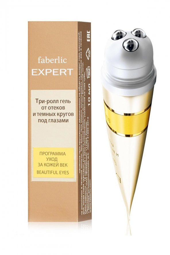 Faberlic Expert Serisi Göz Çevresi için Jel Roll On 10 ml 1036