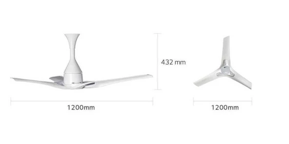 LG Wi-Fi Dual Wing Uzaktan Kumandalı Sessiz Tavan Vantilatörü - 9
