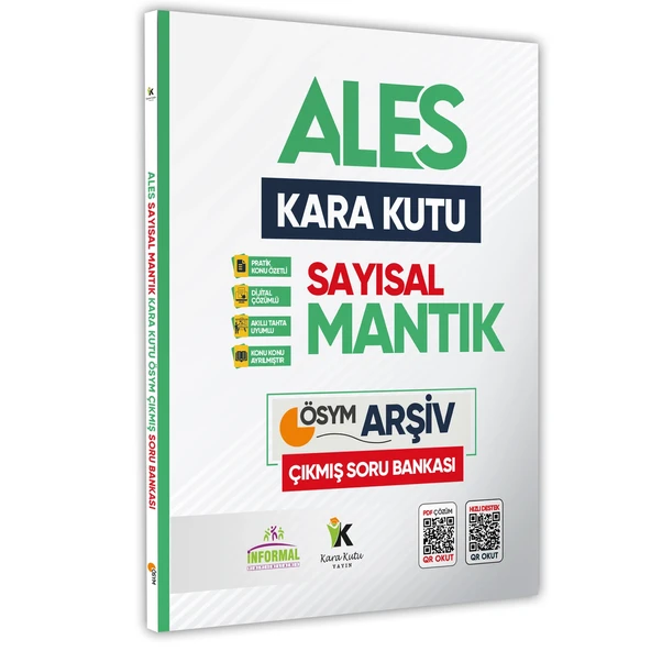 ALESİN Kara Kutusu SAYISAL SET Konu Özetli Çözümlü ÖSYM ARŞİV Çıkmış Soru Bankası - 2