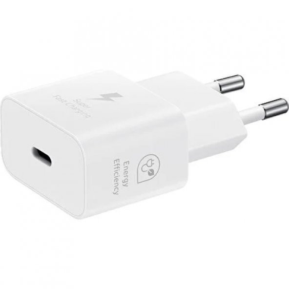 Samsung EP-T2510N Type C Hızlı Şarj Adaptörü (25W) Beyaz - 3