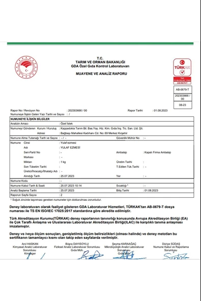 Kappadokia, Yerli Glütensiz Yulaf Ezmesi - 2,5 kg - Resim 4