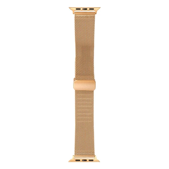 Apple Watch 44mm Kordon Klipsli Metal Hasır Kordon 85 - 6