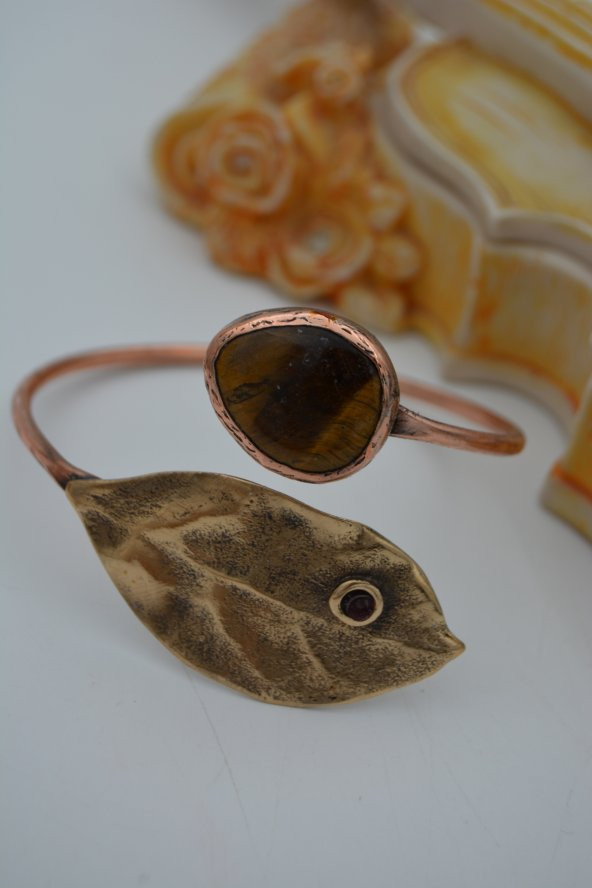 STONEAGE KAPLANGÖZÜ DOĞALTAŞLI TASARIM BİLEKLİK