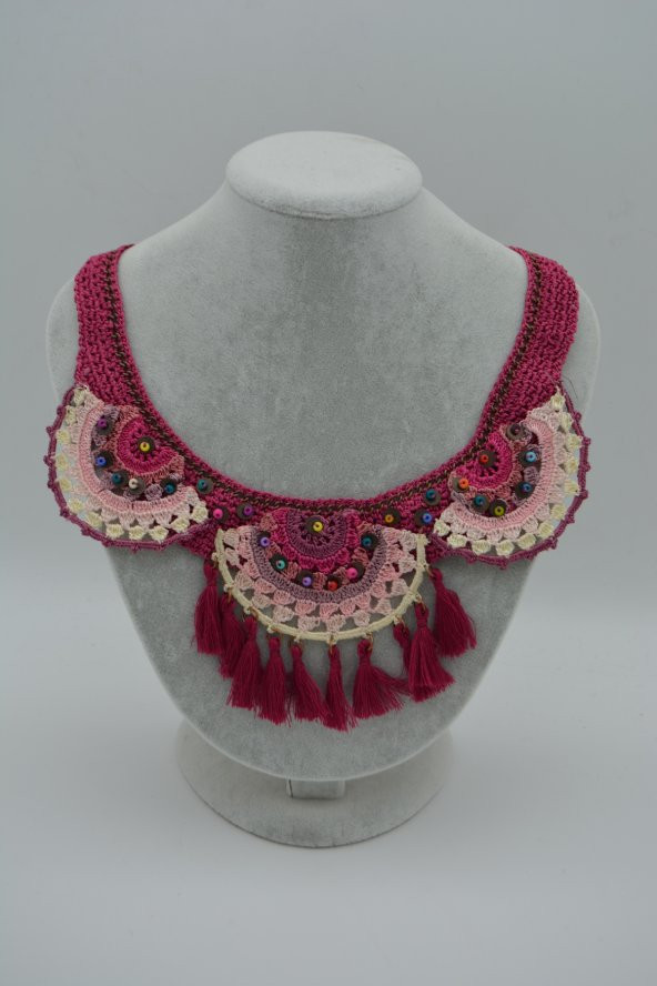 STONEAGE ÖZEL TASARIM ÖRME KOLYE - Resim 3