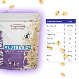 Kappadokia, Yerli Glütensiz Yulaf Ezmesi - 1 kg - 3