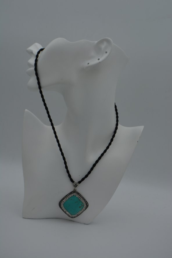 STONEAGE TURKUAZ TAŞLI TASARIM KOLYE ürün görseli