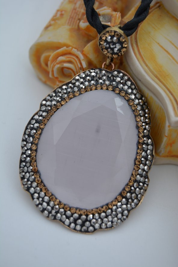 STONEAGE EL YAPIMI KOLYE - Resim 3