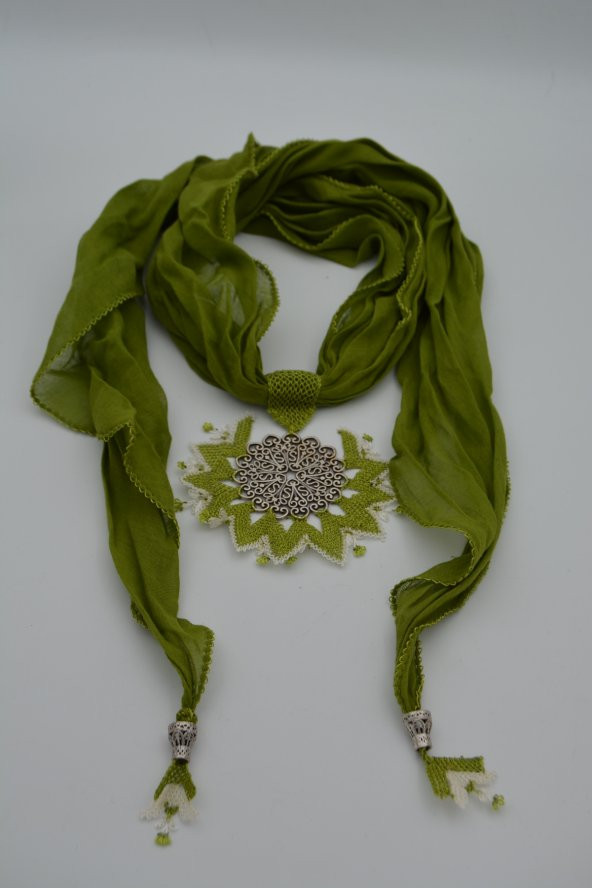 STONEAGE İĞNE OYASI TASARIM KOLYE - Resim 3