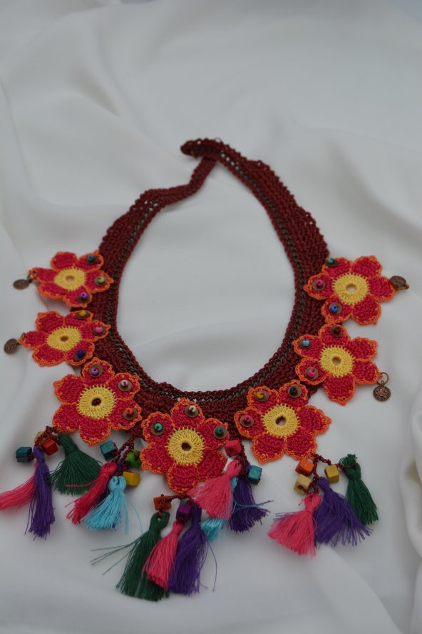 STONEAGE ÖZEL TASARIM ÖRME KOLYE - Resim 3