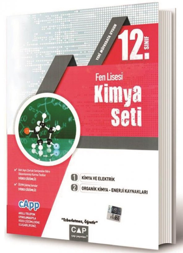 12.Sınıf Kimya Seti Fen Lisesi Çap Yayınları