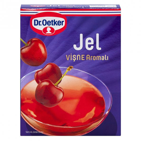 DR.Oetker Bitkisel Jel 100 Gr Vişne