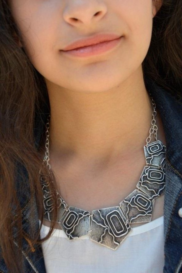 STONEAGE Bohem Bayan Kolye - Resim 3