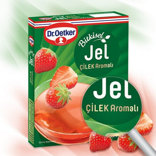 DR.Oetker Bitkisel Jel 100 Gr Çilekli