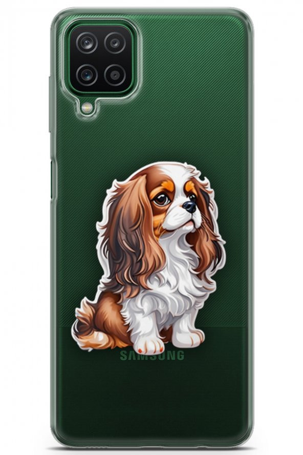 Samsung Galaxy A12 Kılıf Orijinal Seri Others 23 Beagle Saydam Telefon Kabı
