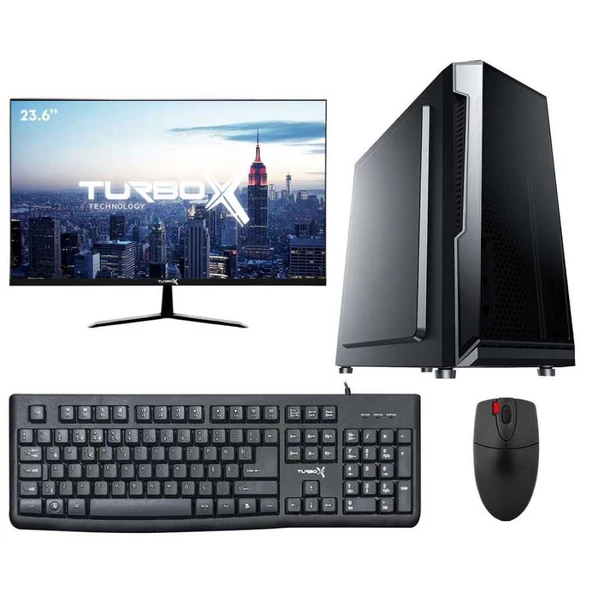 Turbox Tx4509 Intel Core i5 2400 8GB Ram 1TB SSD 23.6 inç FHD Monitör Masaüstü Ofis Bilgisayarı