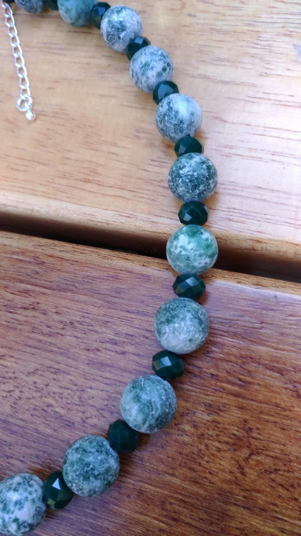 STONEAGE JEWELLERY Sıkma Taş Bayan Kolye - Resim 2