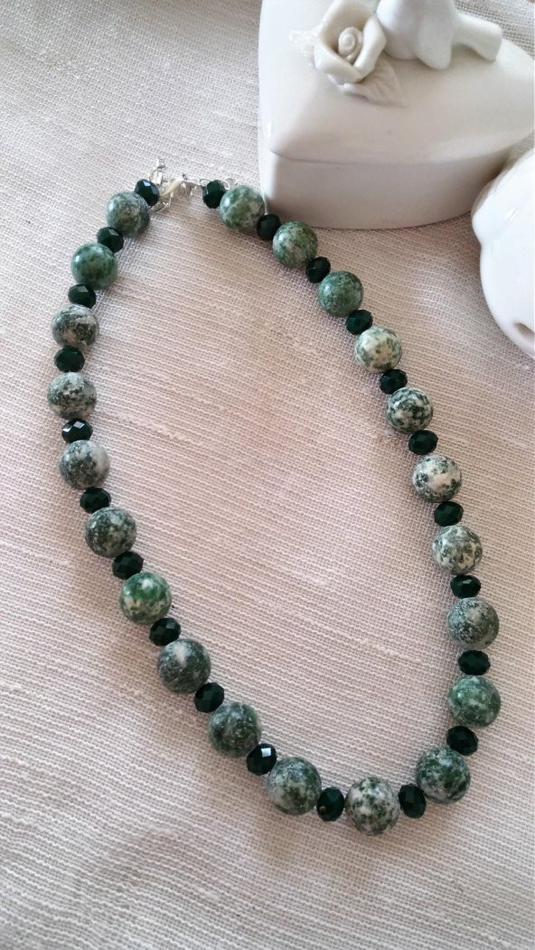 STONEAGE JEWELLERY Sıkma Taş Bayan Kolye - Resim 4