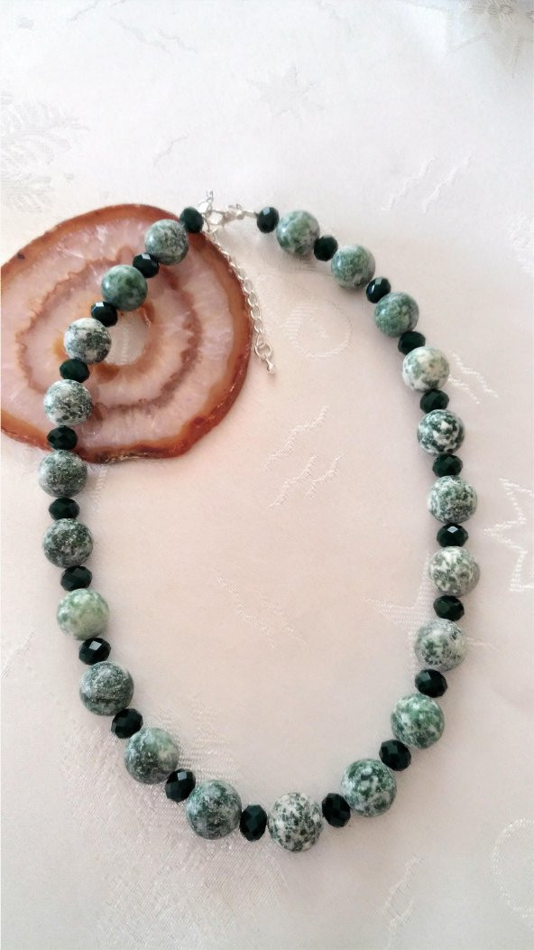 STONEAGE JEWELLERY Sıkma Taş Bayan Kolye - Resim 5